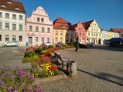 Der Marktplatz der Luckauer Altstadt