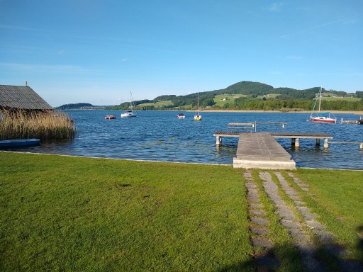 Der direkte Zugang zum Obertrumer See